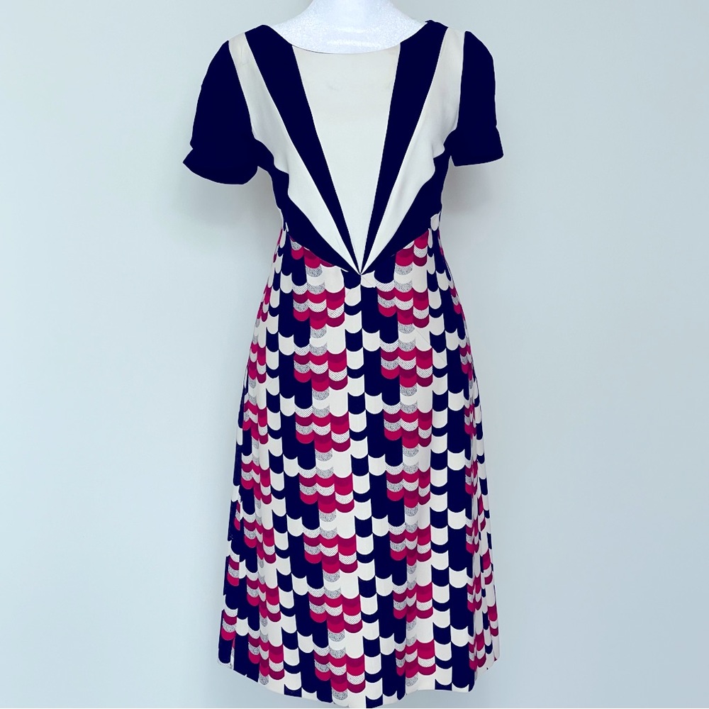 PRADA Multicolored Printed A-Line Dress